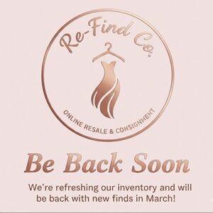 Re-Find Co. Online Resale & Consignment Sign